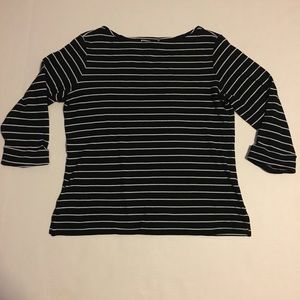 "Karen Scott" half-sleeve woman's top